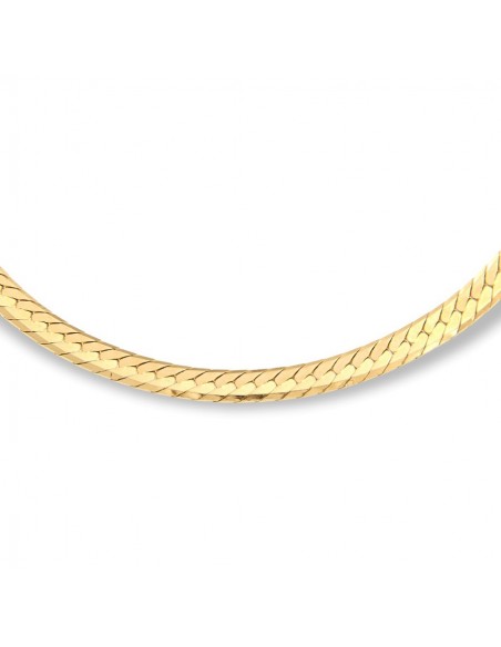 Collana Oro Giallo Maglia Fettuccia Piccola [38f76ce0]