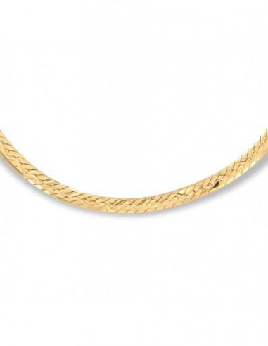 Collana Oro Giallo Maglia Fettuccia 2,70 MM [bf5bb4e1]