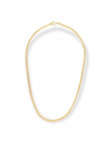 Collana Oro Giallo Maglia Fettuccia 2,70 MM [0d1632fb]