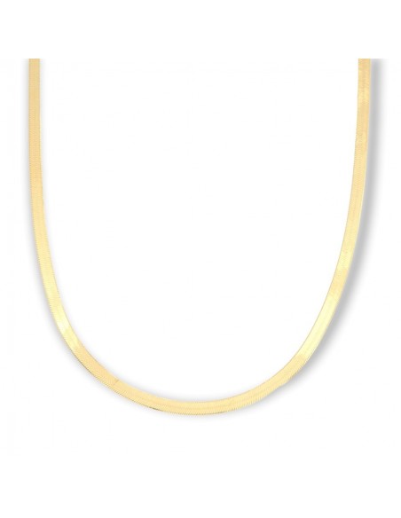 Collana Oro Giallo Maglia Fettuccia 3,45MM [e9fb9f48]