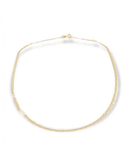 Collana Oro Giallo Maglia Marina Schiacciata 4MM [c58e7d8d]