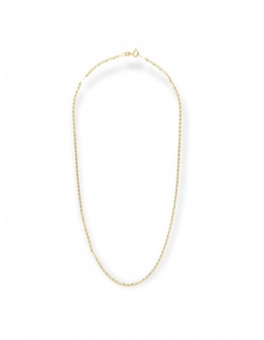 Collana Oro Giallo Maglia Marina Schiacciata 4MM [c0de3a93]