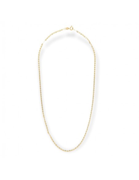 Collana Oro Giallo Maglia Marina Schiacciata 4MM [c0de3a93]