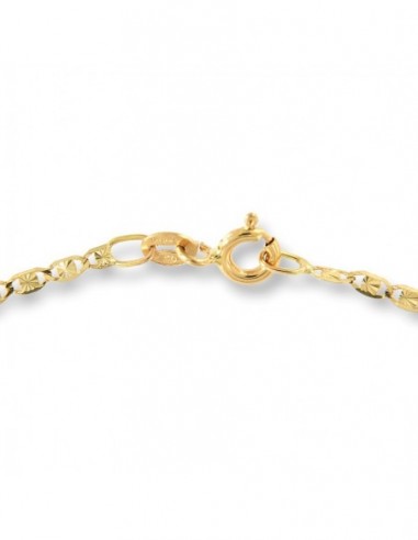 Collana Oro Giallo Maglia Marina Schiacciata 4MM [77c3fb97]