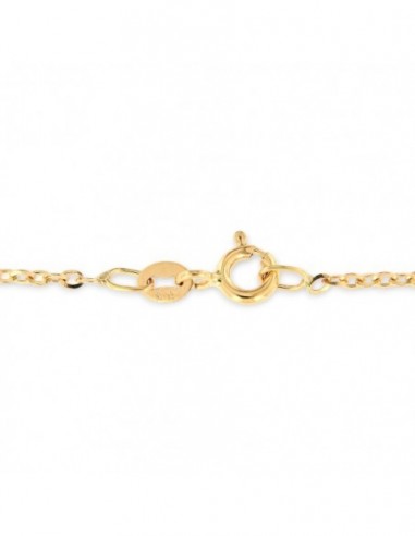 Collana A Catena Rolo Oro Giallo 10K – Larghezza 1,9mm – Lunghezza 45 Cm – Vera Oro Massiccio - 2