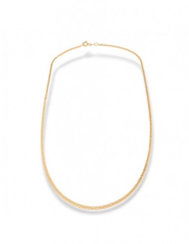 Collana Oro Giallo Quadrispiga 45CM 2,70GR [3cad29a0]