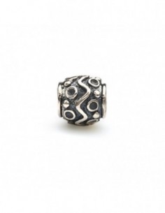 Elemento Argento Perlamore Zig Zag Palline Cat.A [df0aba11]