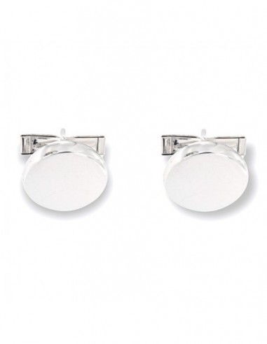 Gemelli Argento Rodiato Lisci Lucidi Tondi Dia.15M [f23cb2da]