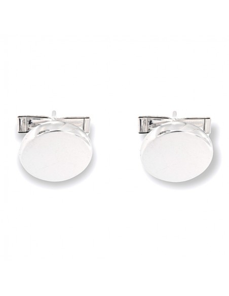 Gemelli Argento Rodiato Lisci Lucidi Tondi Dia.15M [f23cb2da]
