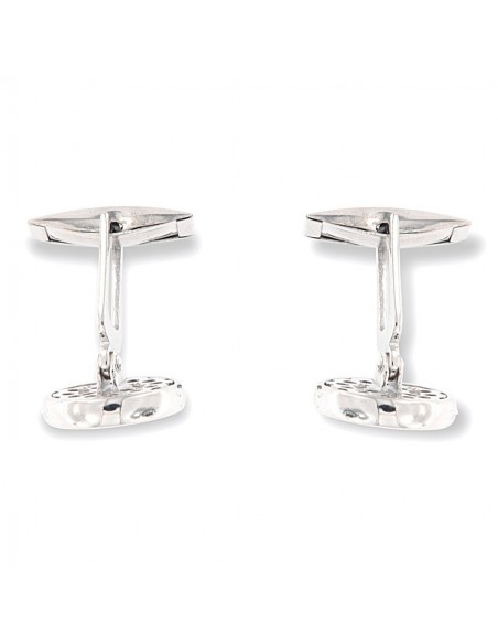 Gemelli Argento Rodiato Lisci Lucidi Tondi Dia.15M [365ec6bb]