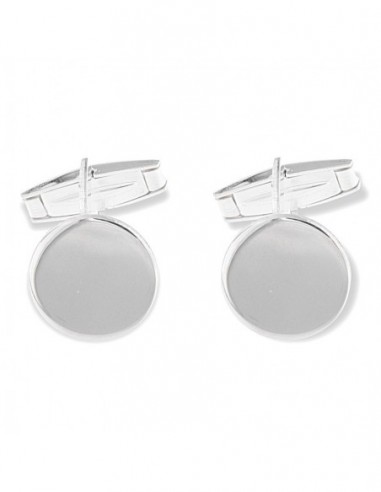 Gemelli Argento Rodiato Lisci Lucidi Tondi Dia.15M [452173de]