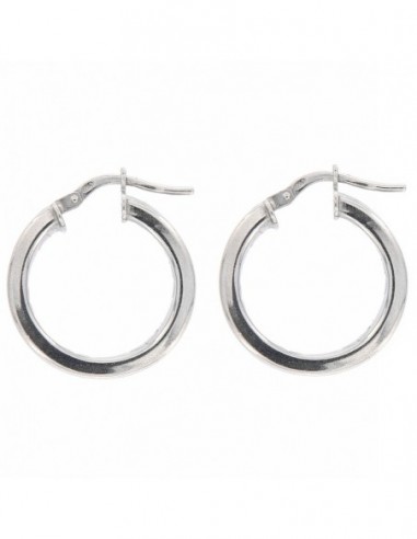 Orecchini Argento Rodiato Cerchi 19,50MM [a7dc053a]