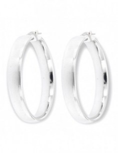 Orecchini Argento Rodiato Cerchi 34MM [ca89d99f]