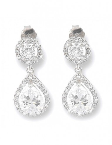 Orecchini Argento Rodiato Punto Luce Goccia [13188753]