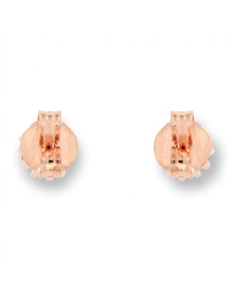 Orecchini Argento Rosato Fiore Zirconi Cel/Ros [e4b3986f]