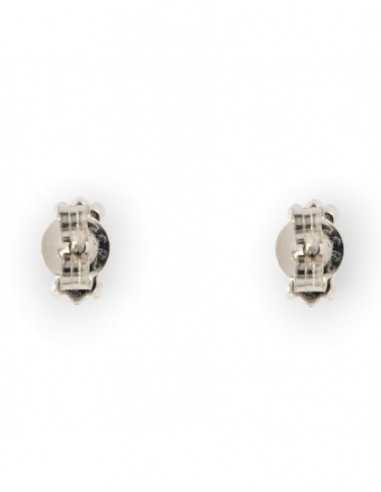 Orecchini Argento Rodiato Navette Zircone Celesti [13120ef8]