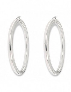 Orecchini Argento Rodiato Cerchi 70MM [65188623]