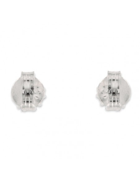 Orecchini Argento Rodiato Fiore Zirconi Bianchi [de9abd55]