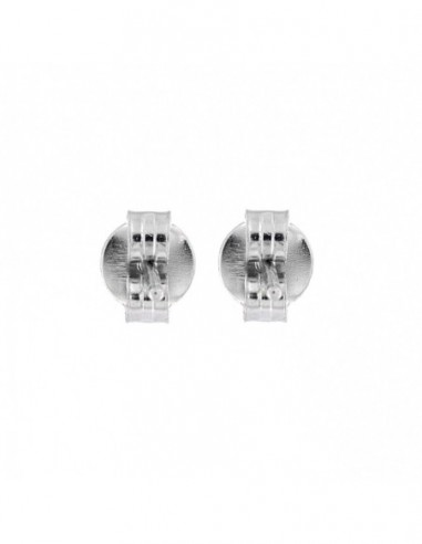 ORECCHINI ARGENTO RODIATO PUNTO LUCE ZIRCONE 3MM [d9887d80]