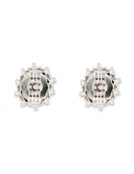 Orecchini Argento Rodiato Principessa Rosa 4x3MM [a059ba48]