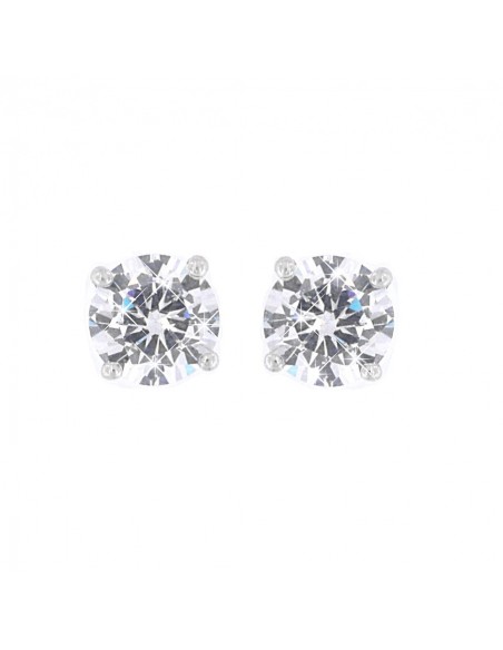 ORECCHINI ARGENTO RODIATO PUNTO LUCE ZIRCONE 6.9MM [12f94bf9]
