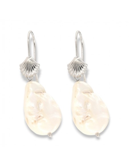 Orecchini Argento Rodiato Scaramazza Naturale [b6ee9553]