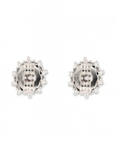 Orecchini Argento Rodiato Principessa Lilla 4x3MM [ceebcd28]