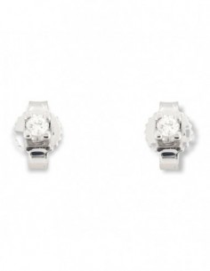 ORECCHINI ORO BIANCO E DIAMANTI 0,04 [4a9f80ce]