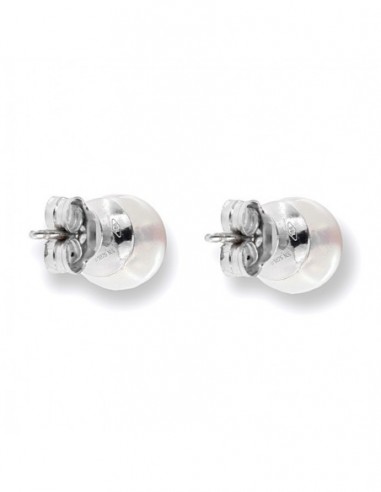 Orecchini Oro Bianco Perla Acqua Salata 6,5MM [94c879e5]
