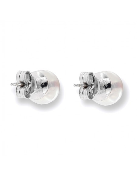 Orecchini Oro Bianco Perla Acqua Salata 6,5MM [94c879e5]