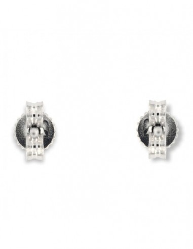 Orecchini Oro Bianco Punto Luce Zirconi 2MM [aaa77d3b]