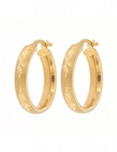 Orecchini Oro Giallo Cerchi 19MM [76ffd51b]