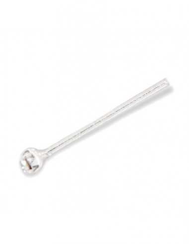 Piercing Nasello Argento Rodiato Zircone Bianco [4303979e]
