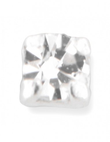 Piercing Nasello Argento Rodiato Zircone Bianco [efd3320b]