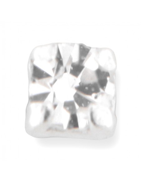 Piercing Nasello Argento Rodiato Zircone Bianco [efd3320b]