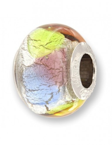Charms Infilabile Sfera Murano Arcobaleno [6ada8e6e]