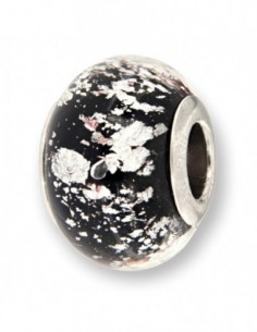 Charms Infilabile Sfera Murano Chiazze Bianche [0e98a418]