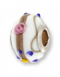 Charms Infilabili Sfera Murano Pasqua Bianco [89c026f2]