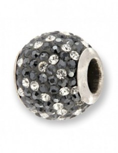 Charms Infilabile Sfera Murano Mix Hematite [e80b6dd9]