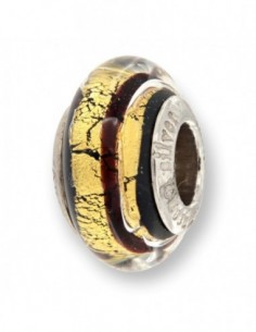 Charms Infilabile Sfera Murano 14x7 Rigenera Gold [623dfc5d]