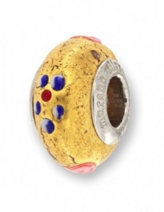 Charms Infilabili Sfera Murano 14x7 Forma Fore [676dbb43]