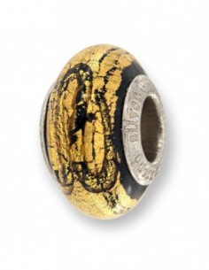 Charms Infilabile Sfera Murano Katya Topas 14x7MM [e1c115e3]