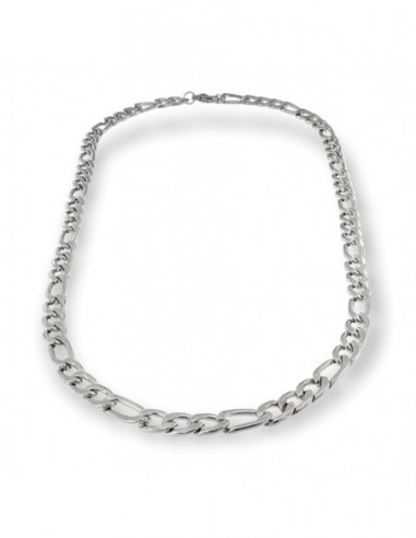Collana Acciaio Grumetta 3+1 50CM [4788fc12]