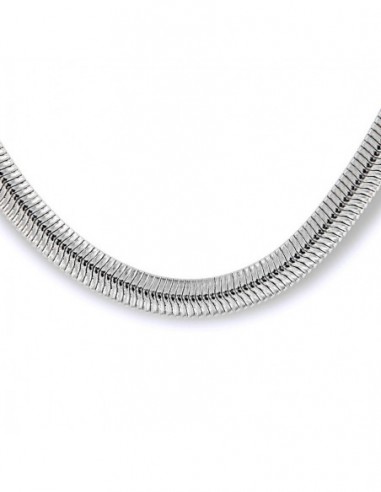 Collana Acciaio Coda Di Topo Schiacciata [79605414]
