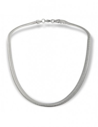 Collana Acciaio Coda Di Topo Schiacciata [ce7d9510]