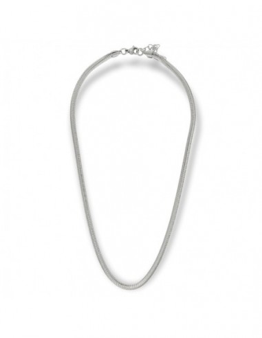 Collana Acciaio Coda Di Topo Schiacciata [cb2dd20e]