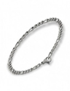 Bracciale Acciaio Grumetta 3+1 17CM [57b3ae97]