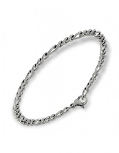 Bracciale Acciaio Grumetta 3+1 17CM [57b3ae97]
