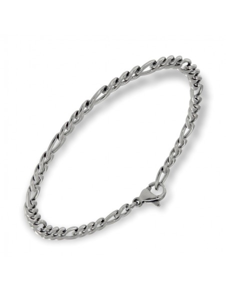 Bracciale Acciaio Grumetta 3+1 17CM [57b3ae97]