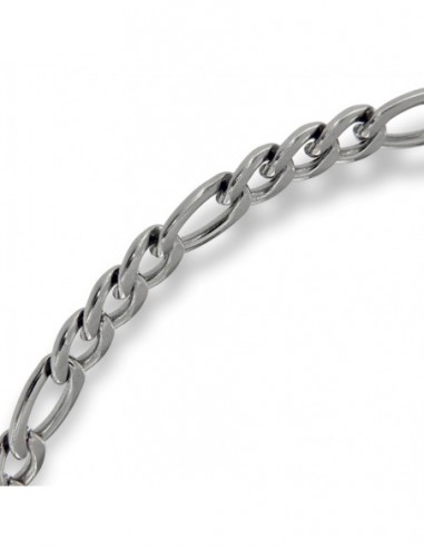 Bracciale Acciaio Grumetta 3+1 17CM [fecc8c15]